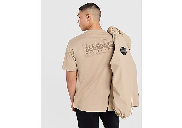 Napapijri Albula Back Logo T-Shirt Beige