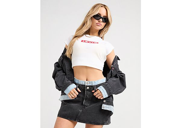 LEVI'S Double Waistband Denim Skirt