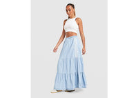 adidas Originals Denim Long Skirt multicolor