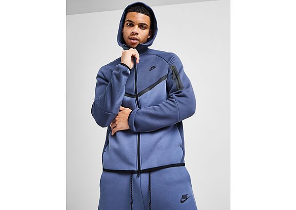 Nike Tech Fleece Full Zip Hoodie Blue