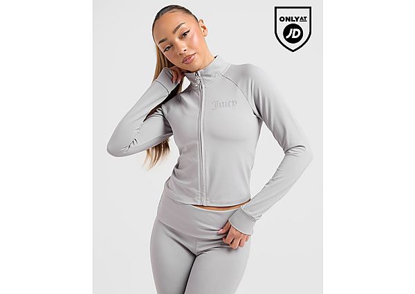 JUICY COUTURE Diamante Fitted Full Zip Top