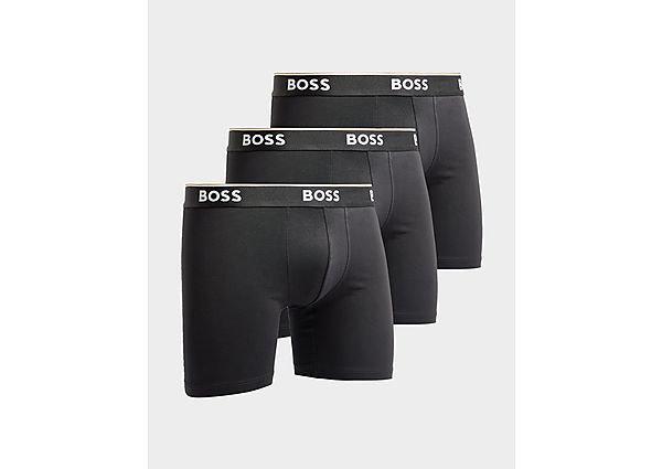 BOSS 3-Pack Power Long Boxer Shorts Black