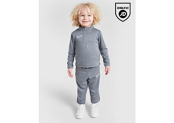 Nike Academy 14 Zip Tracksuit Infant Kids Grey