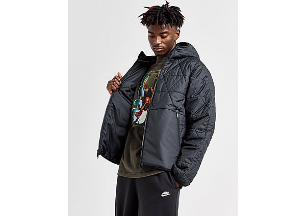 Jordan Statement Quilt Jacket Black Dark Shadow