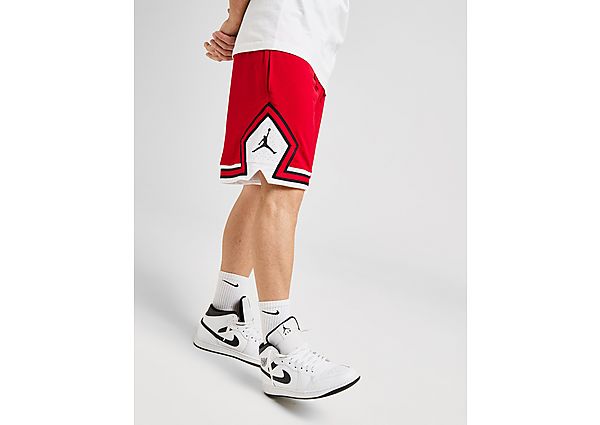 Jordan Diamond Shorts Gym RedWhiteBlack