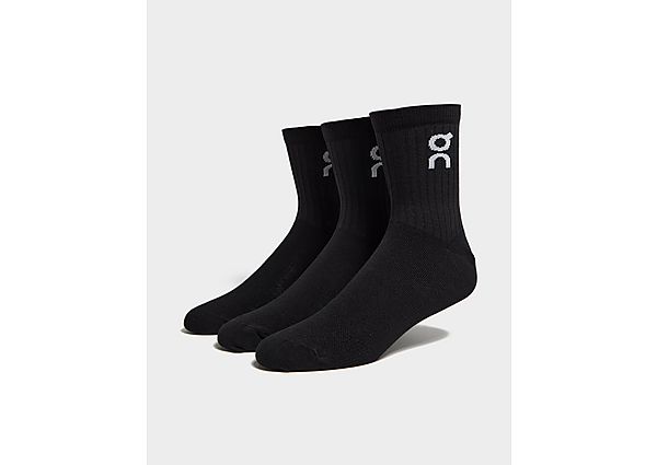 On Running 3-Pack High Socks black