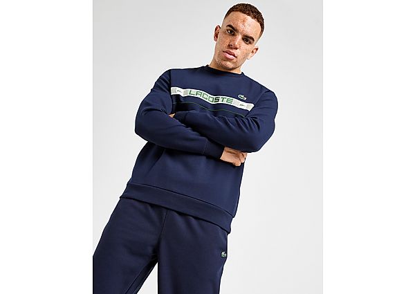 Lacoste Grid Tape Crew Sweatshirt