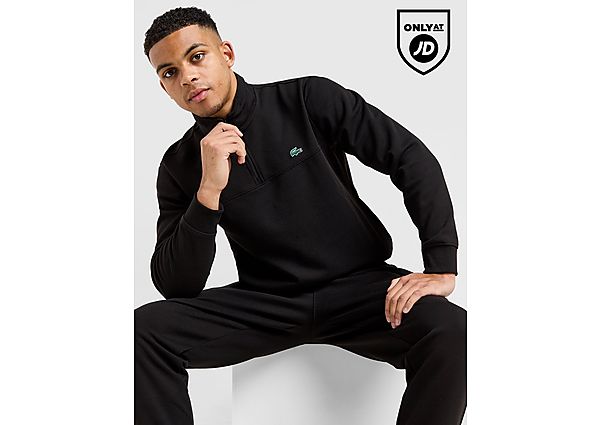 Lacoste Core 1/2 Zip Sweatshirt Black