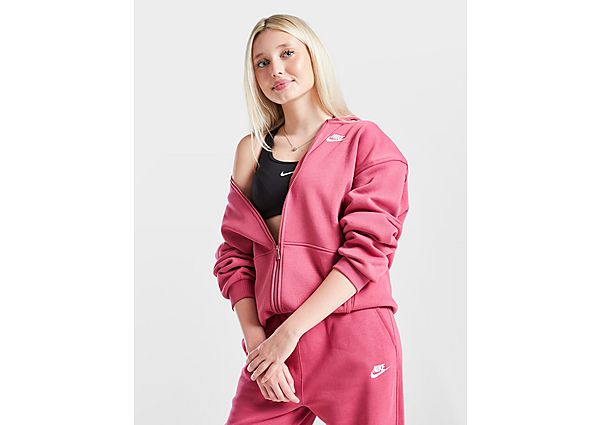 Nike Girls\' Club Fleece Full Zip Hoodie Junior