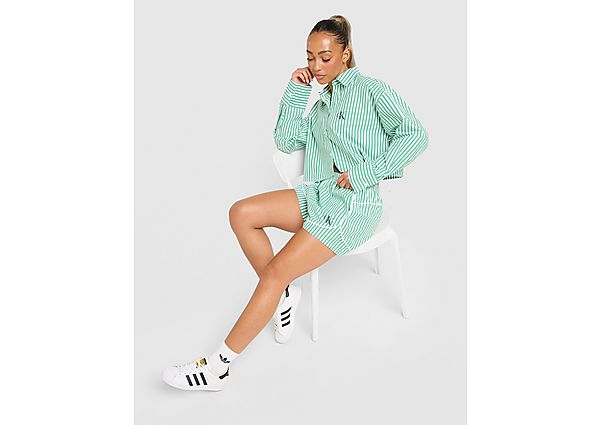 Calvin Klein Striped Poplin Shorts