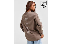 Columbia Stacked Long Sleeve T Brown