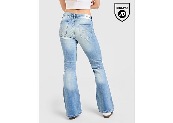 JUICY COUTURE Cross Lace Up Denim Jeans