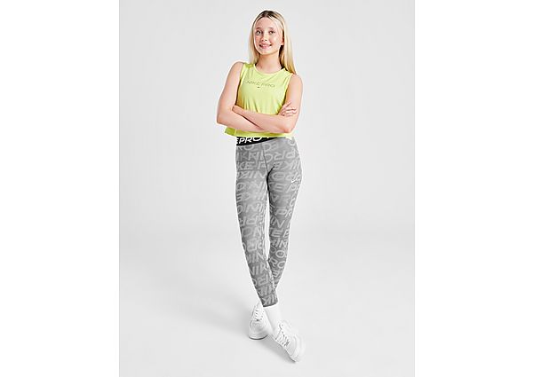 Nike Girls\' Pro All Over Print Leggings Junior