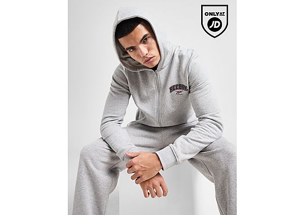 Reebok Albany Full Zip Hoodie Grey