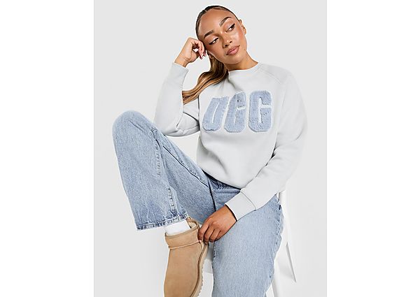 UGG Fuzzy Logo Crew Sweatshirt
