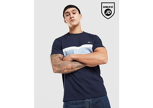 Lacoste Reflective Piping Colour Block T-Shirt