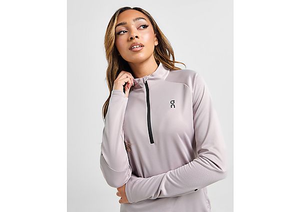 On Running Climate 1 2 Zip Top Grey