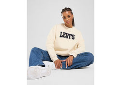 LEVI'S Varsity Crew Sweatshirt White