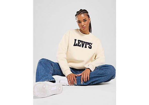 LEVI'S Varsity Crew Sweatshirt White