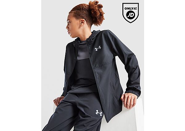 Under Armour Wordmark Woven Hooded Jacket Junior