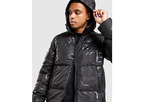 EA7 Emporio Armani All Over Print Padded Jacket