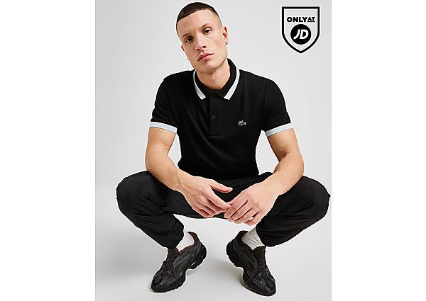 Lacoste Tipped Polo Shirt Black