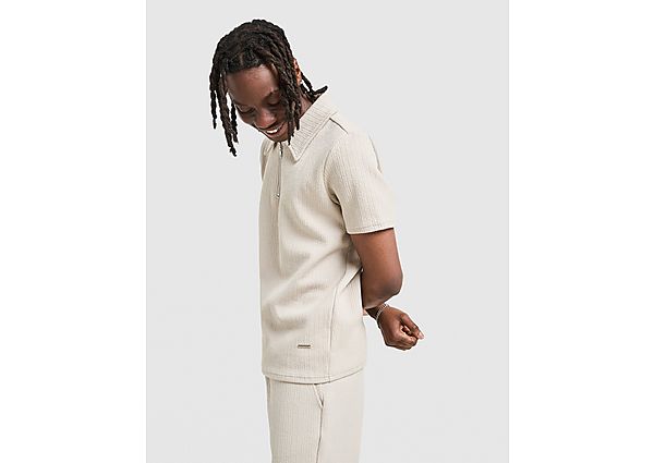 Belier Textured Zip Polo Shirt