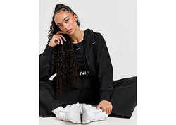 Nike Phoenix Plush Full Zip Hoodie Black Sail