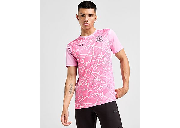 Puma Manchester City Fc Pre Match Shirt Pink