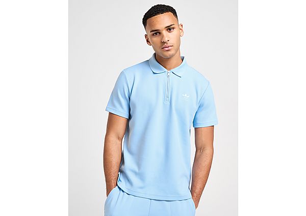 adidas Originals Waffle Polo Shirt Blue