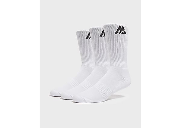 MONTIREX 3Pack Crew Socks White