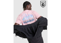Napapijri Back Graphic T-Shirt pink