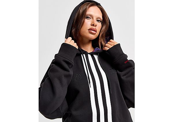 adidas Originals x KoRn Graphic Stripe Hoodie Black