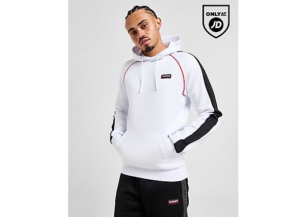 McKenzie Medley Poly Overhead Hoodie White