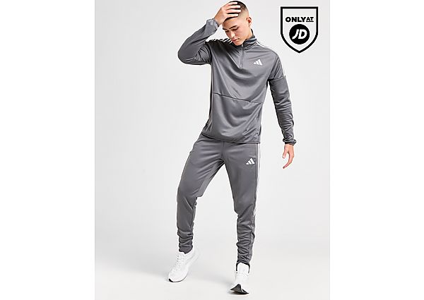 Adidas Football Tracksuit Grey