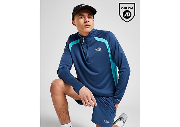 The North Face Performance 14 Zip Top Navy