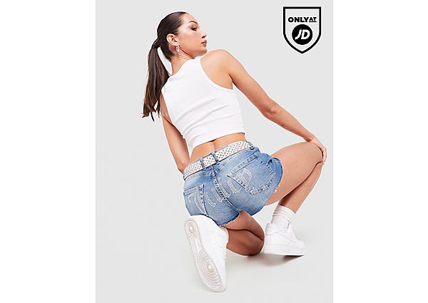 JUICY COUTURE Logo Diamante Shorts