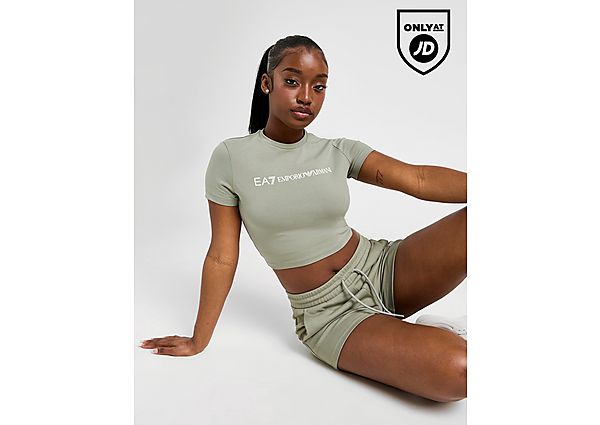 EA7 Emporio Armani Logo Slim Crop T-Shirt