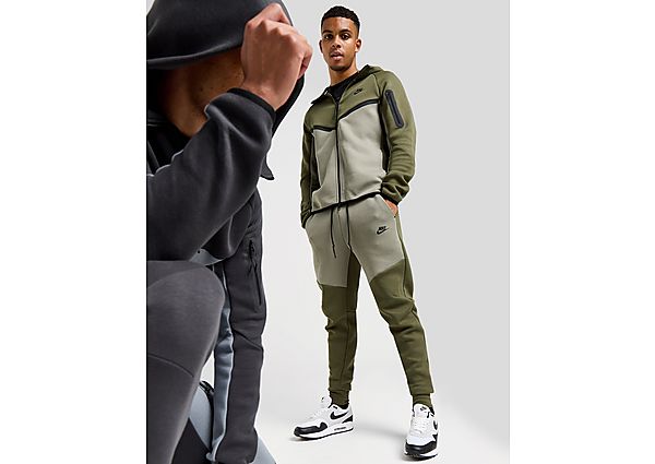 Nike Tech Fleece Full Zip Hoodie Medium Olive