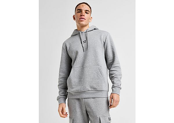 EA7 Emporio Armani Logo Overhead Hoodie Grey