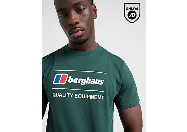 Berghaus Stack Logo TShirt Green