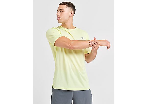 New Balance Essential Run TShirt Yellow