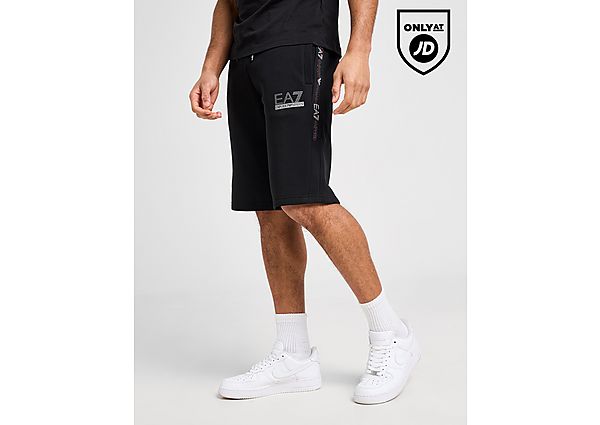 EA7 Emporio Armani Tape Shorts Black