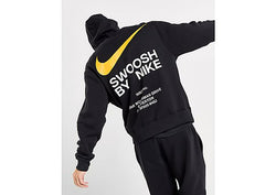 Nike Swoosh Logo Hoodie Black