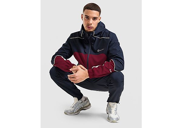 Run Activewear Crimson Wave Tech Track Jacket - Burgundy, Burgundy