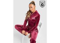 JUICY COUTURE Crown Velour Corset Hoodie red