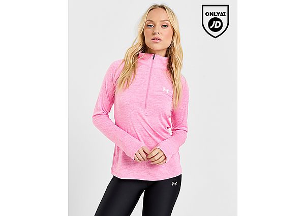 Under Armour UA Tech Twist 1/2 Zip Top Pink