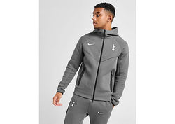 Nike Tottenham Hotspur Fc Tech Fleece Full Zip Hoodie Grey