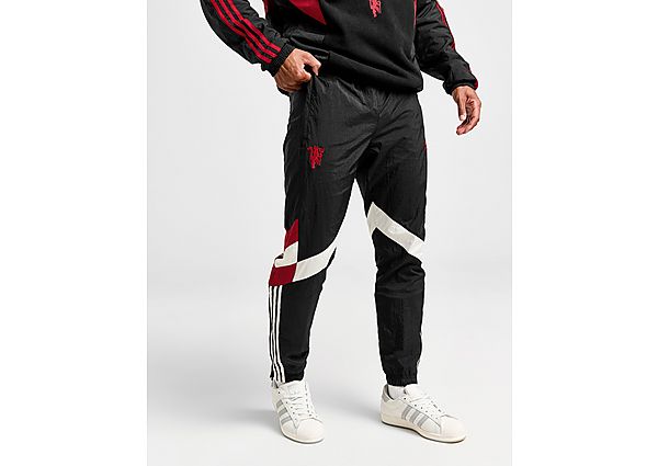 adidas Originals Manchester United Originals Track Pants - Black / Mufc Red  / Mufc Red