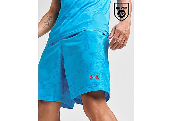 Under Armour Woven Camo Shorts Blue